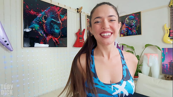 DISGUSTING SPEW for FIT Nuria Milan – HARD USED ANAL mess, degraded for you as she is slapped and coated in spit and cum and tummy-waste