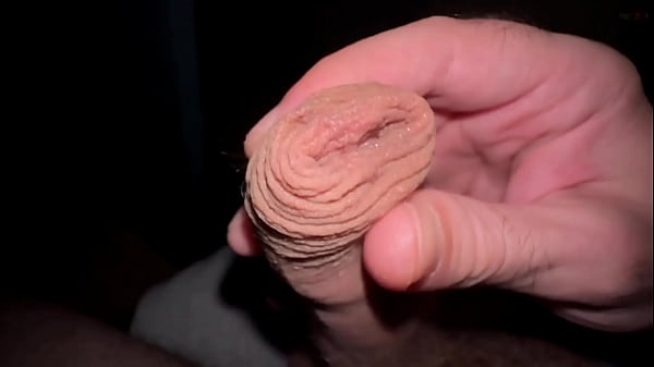 Foreskin Play on Big Thick Uncut Cock while Moaning and Dirty Talking until Huge Cum