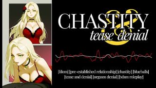 F4M | Erotic Audio | FemDem Chastity Tease & Denial Roleplay #aiart