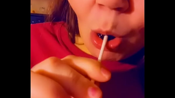 Princess blowpop sucking