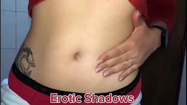 She likes to turn me on with her sexy belly button