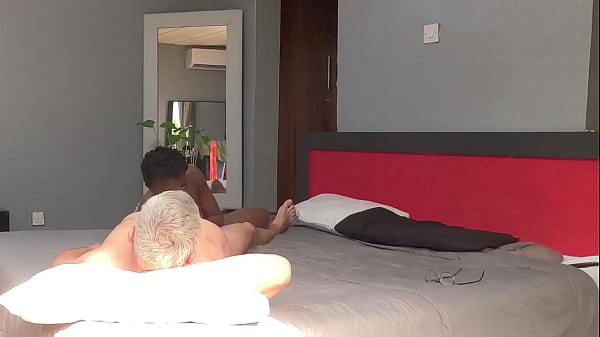 Stepdad eats his stepdaughters black pussy while she sucks his cock